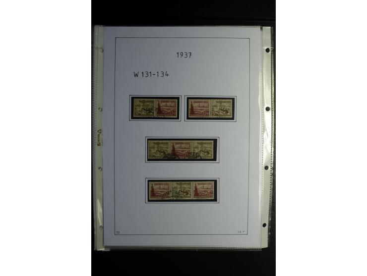 1912/41, gestempelte Sammlung mit vielen guten Kombinationen, Infla teils signiert, aber auch mit fraglichen Stempeln