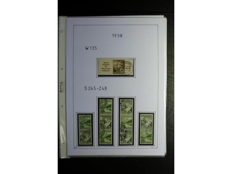 1912/41, gestempelte Sammlung mit vielen guten Kombinationen, Infla teils signiert, aber auch mit fraglichen Stempeln