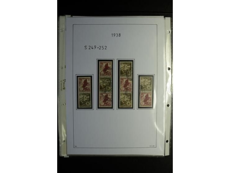 1912/41, gestempelte Sammlung mit vielen guten Kombinationen, Infla teils signiert, aber auch mit fraglichen Stempeln