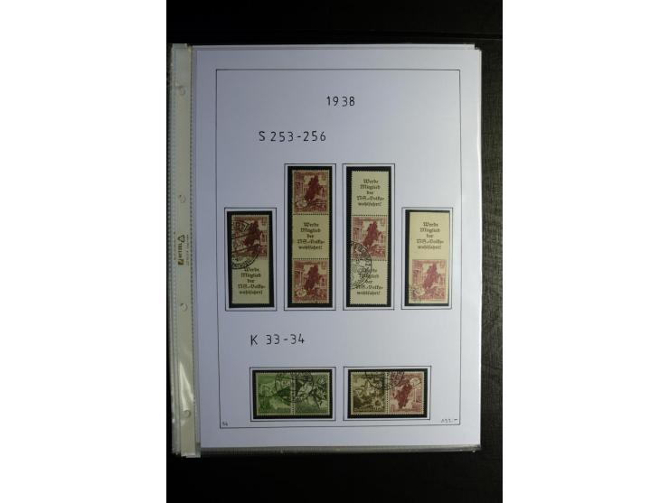 1912/41, gestempelte Sammlung mit vielen guten Kombinationen, Infla teils signiert, aber auch mit fraglichen Stempeln