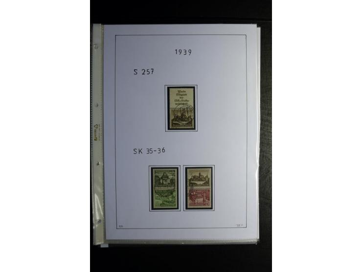 1912/41, gestempelte Sammlung mit vielen guten Kombinationen, Infla teils signiert, aber auch mit fraglichen Stempeln