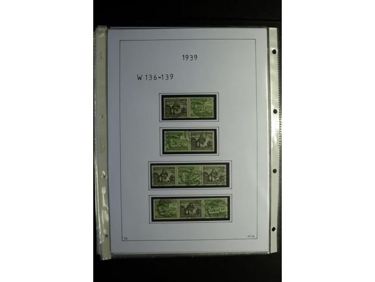 1912/41, gestempelte Sammlung mit vielen guten Kombinationen, Infla teils signiert, aber auch mit fraglichen Stempeln