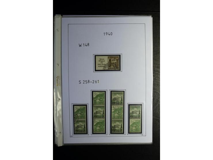 1912/41, gestempelte Sammlung mit vielen guten Kombinationen, Infla teils signiert, aber auch mit fraglichen Stempeln