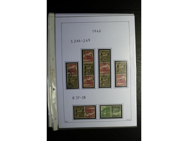 1912/41, gestempelte Sammlung mit vielen guten Kombinationen, Infla teils signiert, aber auch mit fraglichen Stempeln
