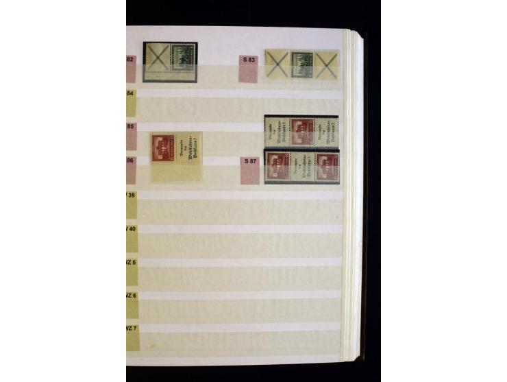 1912/41, ungebrauchte und teils auch postfrische Partie im Lagerbuch, dabei diverse bessere wie Mi.-Nr. X65-67 und KZ12 sowie