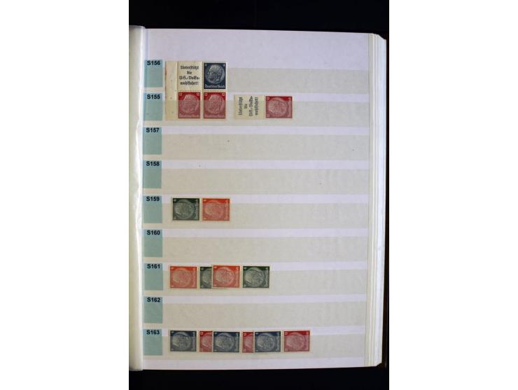 1912/41, ungebrauchte und teils auch postfrische Partie im Lagerbuch, dabei diverse bessere wie Mi.-Nr. X65-67 und KZ12 sowie