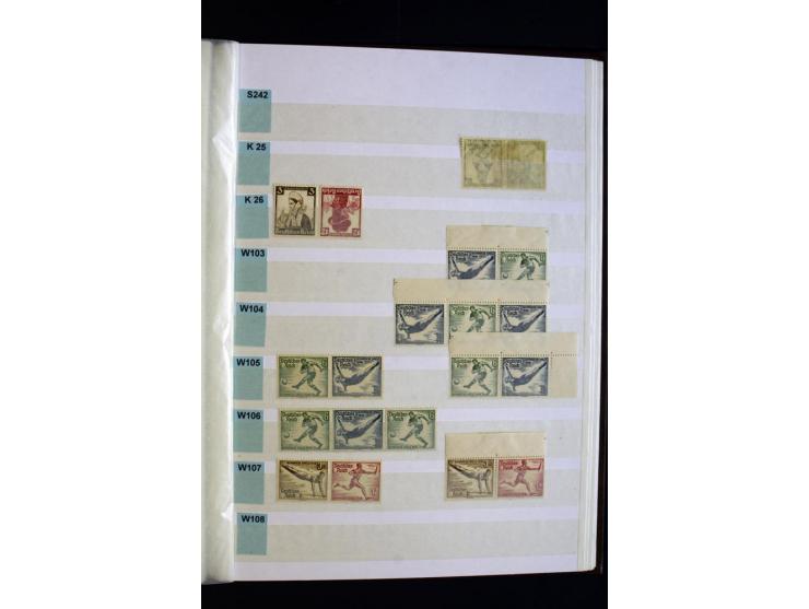 1912/41, ungebrauchte und teils auch postfrische Partie im Lagerbuch, dabei diverse bessere wie Mi.-Nr. X65-67 und KZ12 sowie