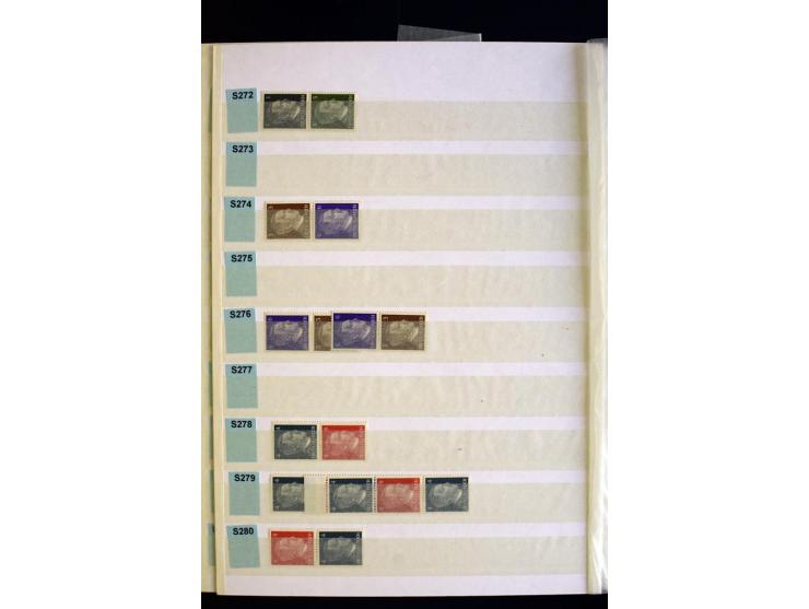 1912/41, ungebrauchte und teils auch postfrische Partie im Lagerbuch, dabei diverse bessere wie Mi.-Nr. X65-67 und KZ12 sowie