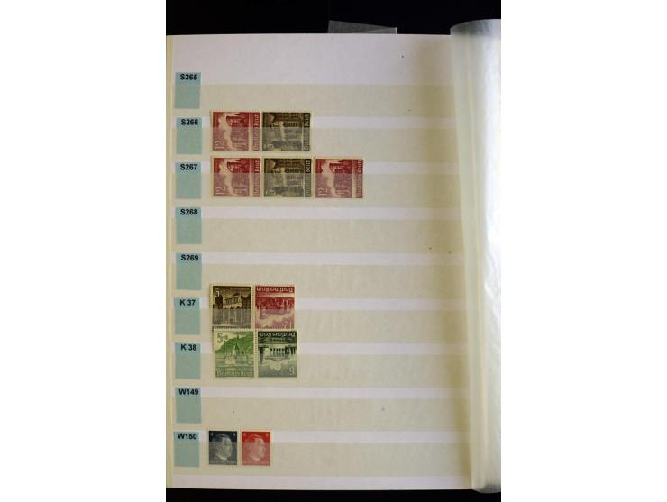 1912/41, ungebrauchte und teils auch postfrische Partie im Lagerbuch, dabei diverse bessere wie Mi.-Nr. X65-67 und KZ12 sowie