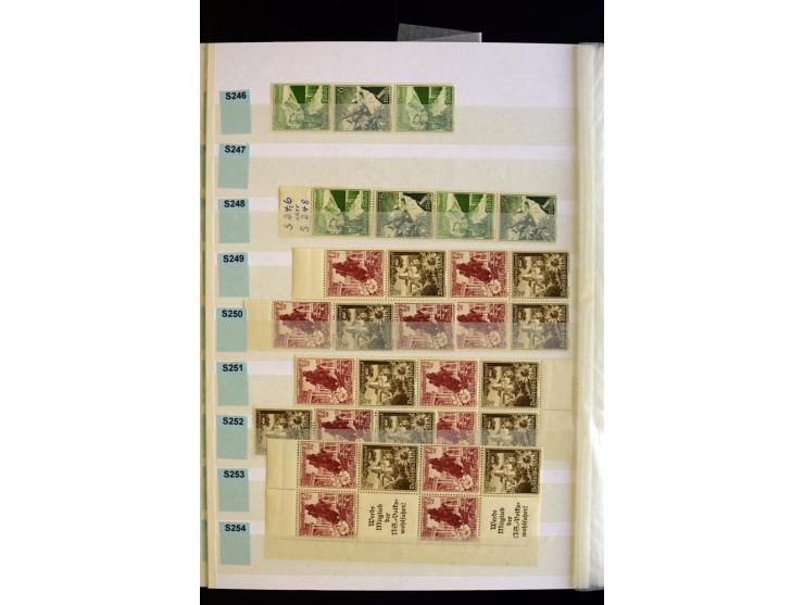 1912/41, ungebrauchte und teils auch postfrische Partie im Lagerbuch, dabei diverse bessere wie Mi.-Nr. X65-67 und KZ12 sowie