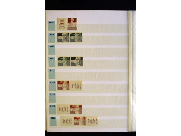 1912/41, ungebrauchte und teils auch postfrische Partie im Lagerbuch, dabei diverse bessere wie Mi.-Nr. X65-67 und KZ12 sowie