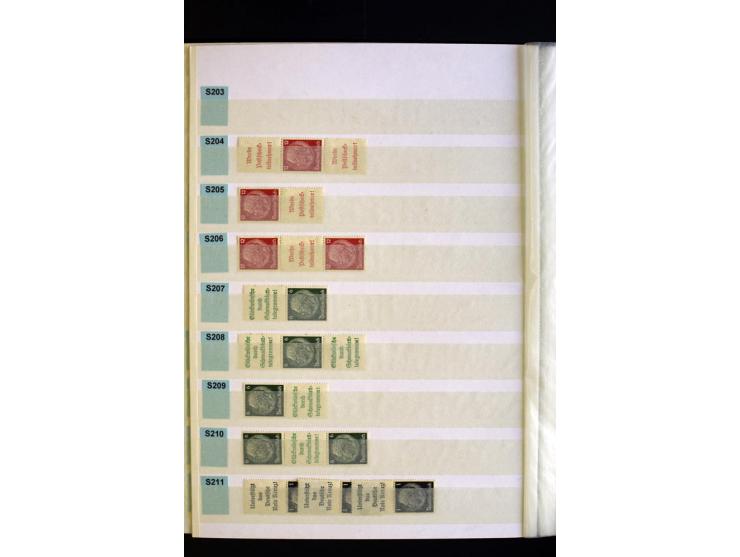 1912/41, ungebrauchte und teils auch postfrische Partie im Lagerbuch, dabei diverse bessere wie Mi.-Nr. X65-67 und KZ12 sowie