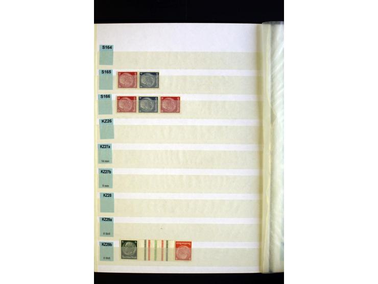 1912/41, ungebrauchte und teils auch postfrische Partie im Lagerbuch, dabei diverse bessere wie Mi.-Nr. X65-67 und KZ12 sowie