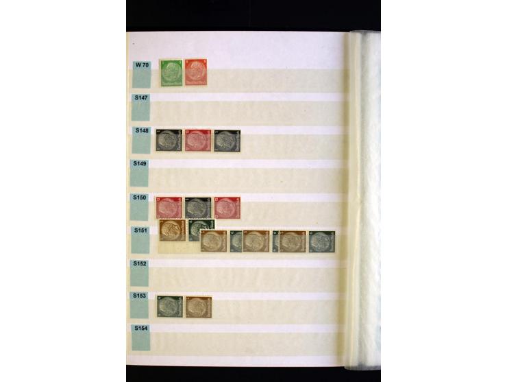 1912/41, ungebrauchte und teils auch postfrische Partie im Lagerbuch, dabei diverse bessere wie Mi.-Nr. X65-67 und KZ12 sowie