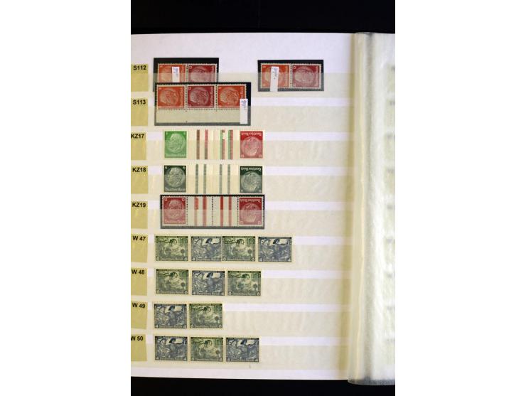 1912/41, ungebrauchte und teils auch postfrische Partie im Lagerbuch, dabei diverse bessere wie Mi.-Nr. X65-67 und KZ12 sowie