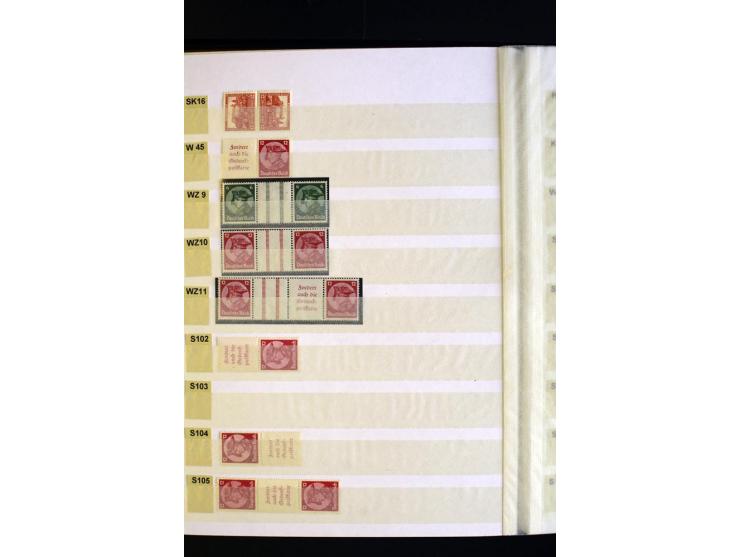 1912/41, ungebrauchte und teils auch postfrische Partie im Lagerbuch, dabei diverse bessere wie Mi.-Nr. X65-67 und KZ12 sowie