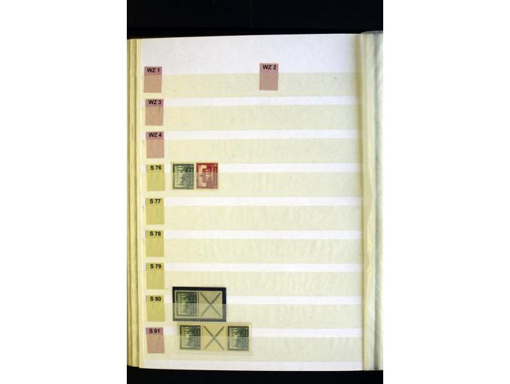 1912/41, ungebrauchte und teils auch postfrische Partie im Lagerbuch, dabei diverse bessere wie Mi.-Nr. X65-67 und KZ12 sowie
