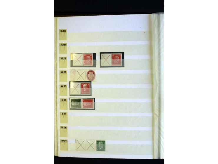 1912/41, ungebrauchte und teils auch postfrische Partie im Lagerbuch, dabei diverse bessere wie Mi.-Nr. X65-67 und KZ12 sowie