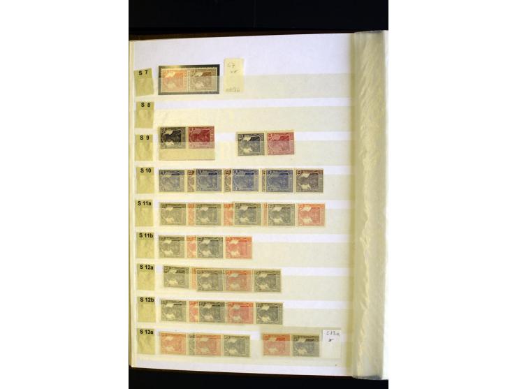 1912/41, ungebrauchte und teils auch postfrische Partie im Lagerbuch, dabei diverse bessere wie Mi.-Nr. X65-67 und KZ12 sowie