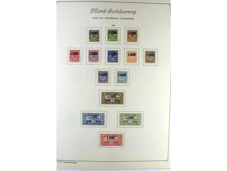 1914/22, ungebrauchte und gestempelte Sammlung mit u.a. Bialystok Mi.-Nr. 1I+II, 2I+II, Landespost der 10. Armee Mi.-Nr. 1-3,