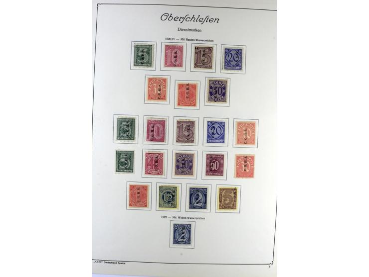 1914/22, ungebrauchte und gestempelte Sammlung mit u.a. Bialystok Mi.-Nr. 1I+II, 2I+II, Landespost der 10. Armee Mi.-Nr. 1-3,