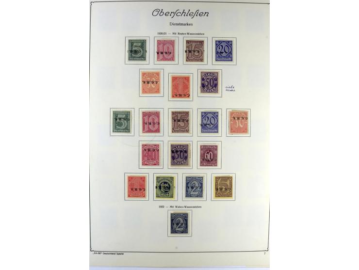1914/22, ungebrauchte und gestempelte Sammlung mit u.a. Bialystok Mi.-Nr. 1I+II, 2I+II, Landespost der 10. Armee Mi.-Nr. 1-3,