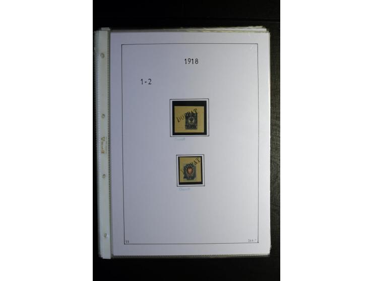 1914/18, gestempelte Sammlung mit u.a. Belgien Mi.-Nr. 9PFI, 11b, 13bI+II, 16bI, 18c, 20bI, 24IB, Etappe West Mi.-Nr. 12Ba (F