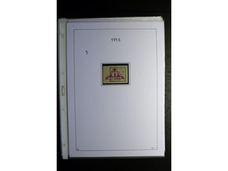 1914/18, gestempelte Sammlung mit u.a. Belgien Mi.-Nr. 9PFI, 11b, 13bI+II, 16bI, 18c, 20bI, 24IB, Etappe West Mi.-Nr. 12Ba (F