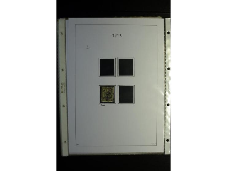 1914/18, gestempelte Sammlung mit u.a. Belgien Mi.-Nr. 9PFI, 11b, 13bI+II, 16bI, 18c, 20bI, 24IB, Etappe West Mi.-Nr. 12Ba (F