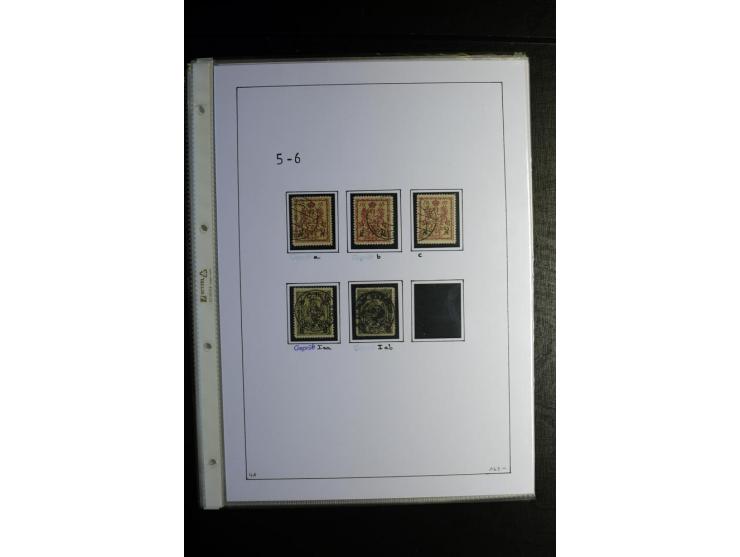1914/18, gestempelte Sammlung mit u.a. Belgien Mi.-Nr. 9PFI, 11b, 13bI+II, 16bI, 18c, 20bI, 24IB, Etappe West Mi.-Nr. 12Ba (F