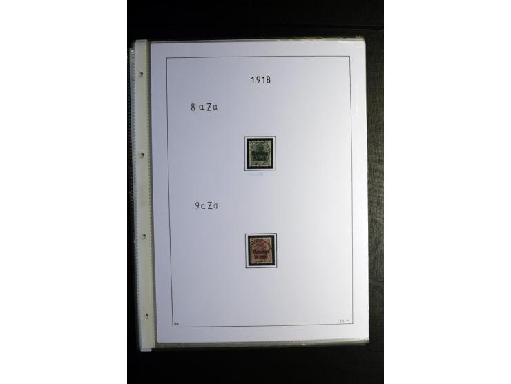1914/18, gestempelte Sammlung mit u.a. Belgien Mi.-Nr. 9PFI, 11b, 13bI+II, 16bI, 18c, 20bI, 24IB, Etappe West Mi.-Nr. 12Ba (F