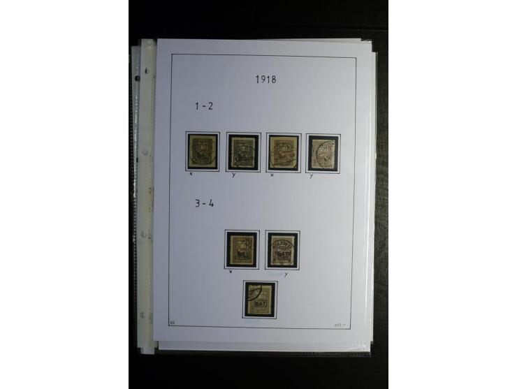 1914/18, gestempelte Sammlung mit u.a. Belgien Mi.-Nr. 9PFI, 11b, 13bI+II, 16bI, 18c, 20bI, 24IB, Etappe West Mi.-Nr. 12Ba (F
