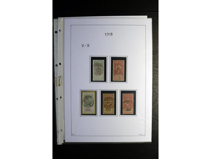 1914/18, gestempelte Sammlung mit u.a. Belgien Mi.-Nr. 9PFI, 11b, 13bI+II, 16bI, 18c, 20bI, 24IB, Etappe West Mi.-Nr. 12Ba (F