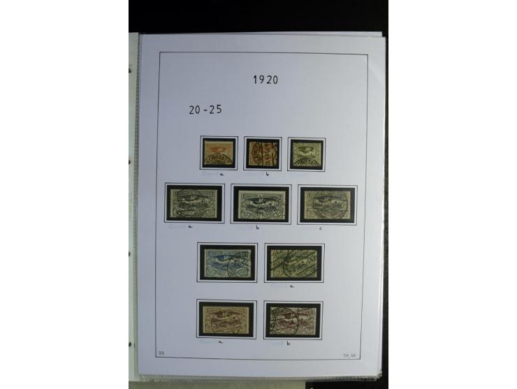 1920/22, gestempelte Sammlung mit u.a. Allenstein Mi.-Nr. 4b (Attest), 12b, 13a, 17b, 19a, Ober-Schlesien 24b (Attest), Schle