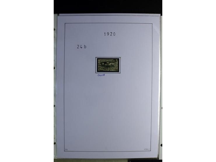 1920/22, gestempelte Sammlung mit u.a. Allenstein Mi.-Nr. 4b (Attest), 12b, 13a, 17b, 19a, Ober-Schlesien 24b (Attest), Schle