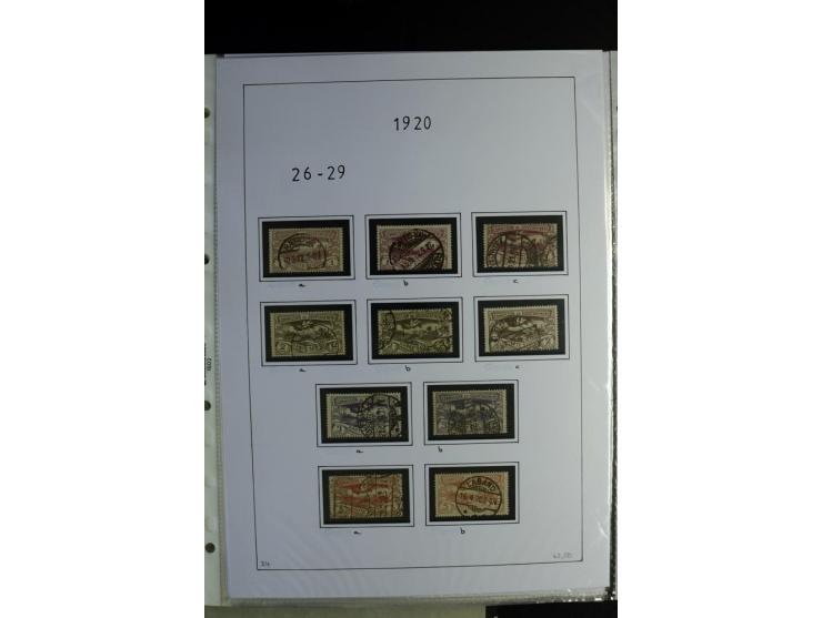 1920/22, gestempelte Sammlung mit u.a. Allenstein Mi.-Nr. 4b (Attest), 12b, 13a, 17b, 19a, Ober-Schlesien 24b (Attest), Schle