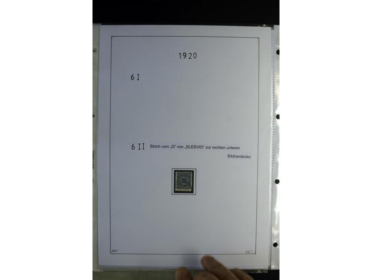 1920/22, gestempelte Sammlung mit u.a. Allenstein Mi.-Nr. 4b (Attest), 12b, 13a, 17b, 19a, Ober-Schlesien 24b (Attest), Schle