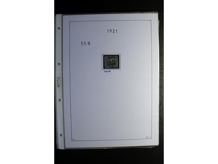 1920/34, gestempelte Sammlung mit u.a. Mi.-Nr. 9aIII, 16I, 16III, 28-31, 128-33, 135-41, 144-50, 151-57, 161-67, 168-70, 171-