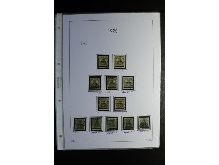 1920/34, gestempelte Sammlung mit u.a. Mi.-Nr. 9aIII, 16I, 16III, 28-31, 128-33, 135-41, 144-50, 151-57, 161-67, 168-70, 171-