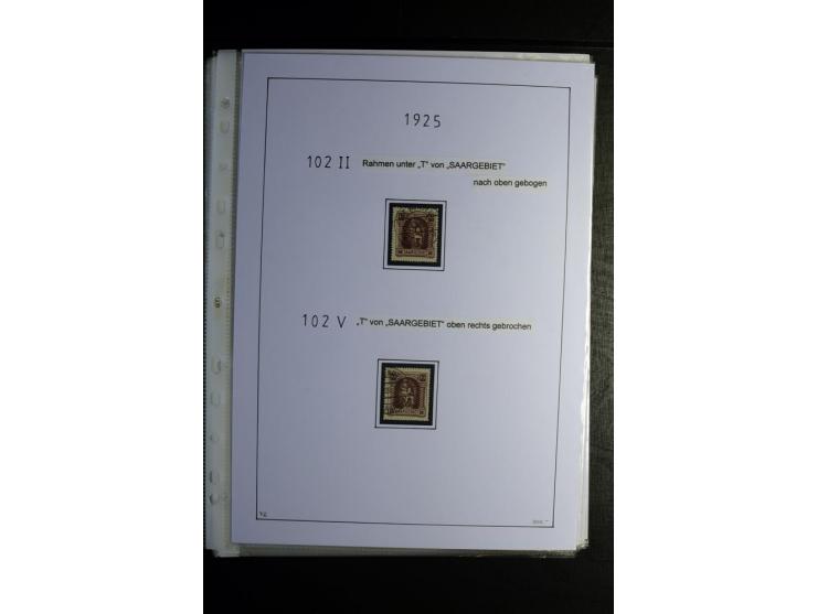 1920/34, gestempelte Sammlung mit u.a. Mi.-Nr. 9aIII, 16I, 16III, 28-31, 128-33, 135-41, 144-50, 151-57, 161-67, 168-70, 171-