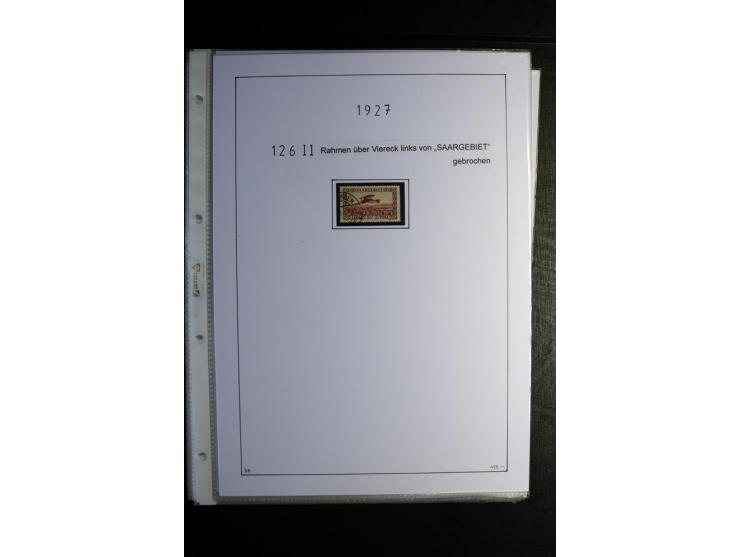 1920/34, gestempelte Sammlung mit u.a. Mi.-Nr. 9aIII, 16I, 16III, 28-31, 128-33, 135-41, 144-50, 151-57, 161-67, 168-70, 171-