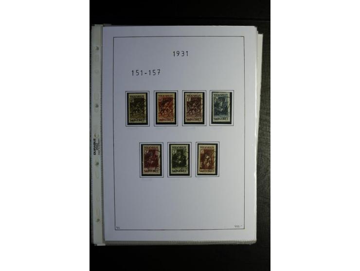 1920/34, gestempelte Sammlung mit u.a. Mi.-Nr. 9aIII, 16I, 16III, 28-31, 128-33, 135-41, 144-50, 151-57, 161-67, 168-70, 171-