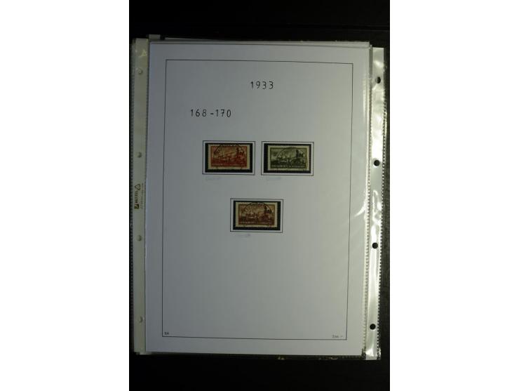 1920/34, gestempelte Sammlung mit u.a. Mi.-Nr. 9aIII, 16I, 16III, 28-31, 128-33, 135-41, 144-50, 151-57, 161-67, 168-70, 171-