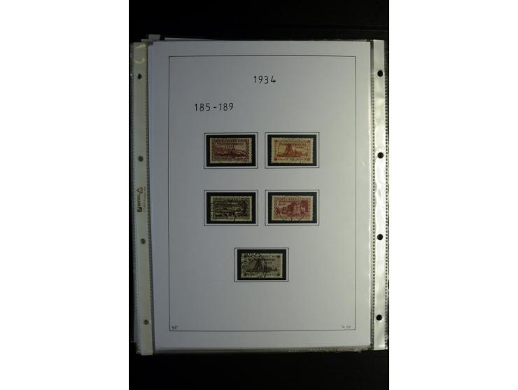1920/34, gestempelte Sammlung mit u.a. Mi.-Nr. 9aIII, 16I, 16III, 28-31, 128-33, 135-41, 144-50, 151-57, 161-67, 168-70, 171-