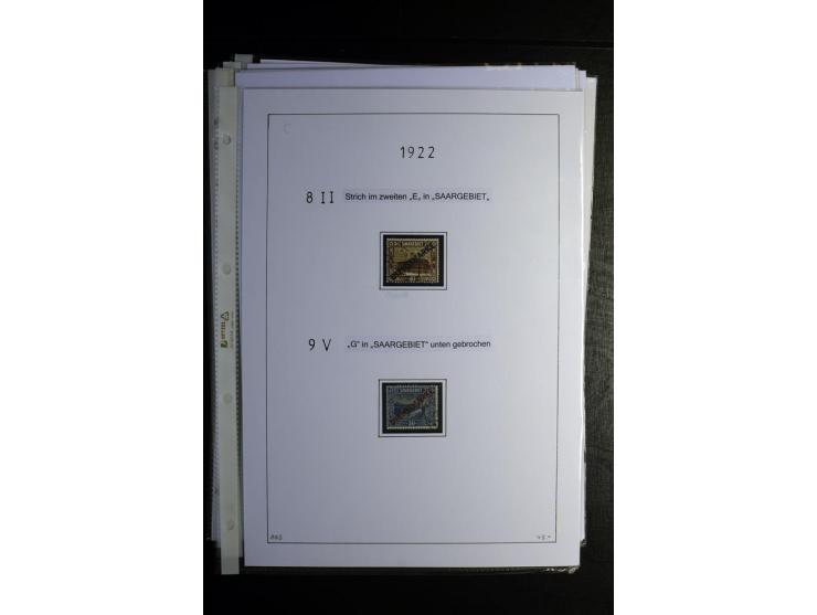 1920/34, gestempelte Sammlung mit u.a. Mi.-Nr. 9aIII, 16I, 16III, 28-31, 128-33, 135-41, 144-50, 151-57, 161-67, 168-70, 171-
