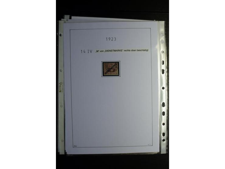 1920/34, gestempelte Sammlung mit u.a. Mi.-Nr. 9aIII, 16I, 16III, 28-31, 128-33, 135-41, 144-50, 151-57, 161-67, 168-70, 171-