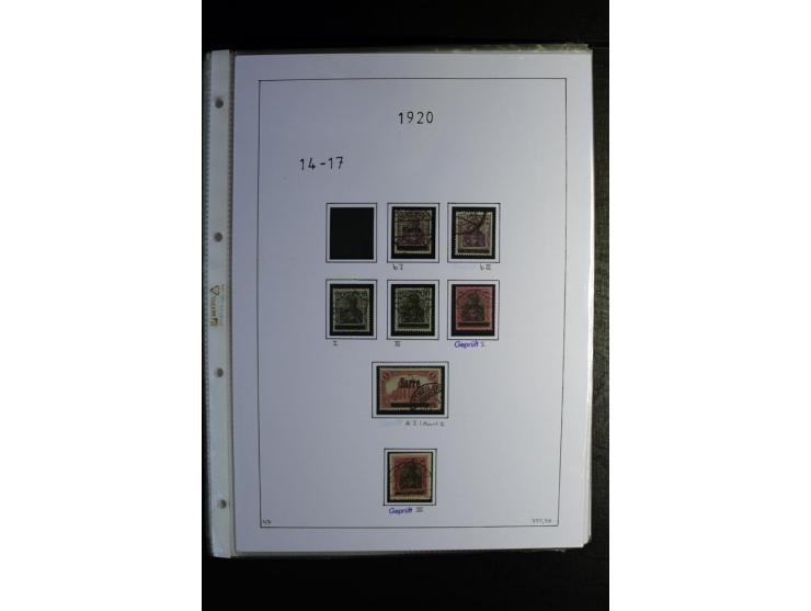1920/34, gestempelte Sammlung mit u.a. Mi.-Nr. 9aIII, 16I, 16III, 28-31, 128-33, 135-41, 144-50, 151-57, 161-67, 168-70, 171-