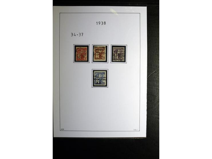 1920/39, gestempelte reichhaltige Sammlung mit u.a. Mi.-Nr. 2a, 9b, 22b, 28II (Attest), 32-40a+b, 41-46I+II, 86X (Mängel FKB)