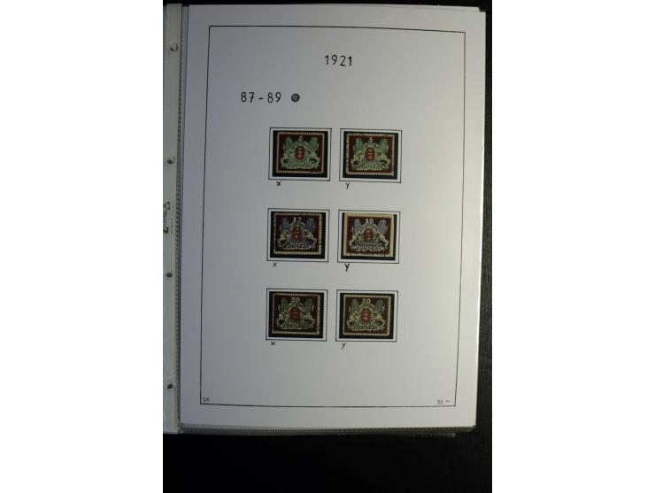 1920/39, gestempelte reichhaltige Sammlung mit u.a. Mi.-Nr. 2a, 9b, 22b, 28II (Attest), 32-40a+b, 41-46I+II, 86X (Mängel FKB)