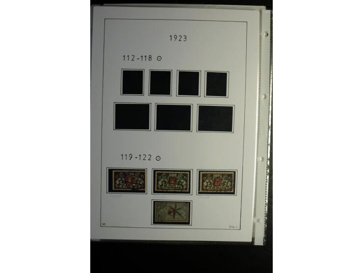 1920/39, gestempelte reichhaltige Sammlung mit u.a. Mi.-Nr. 2a, 9b, 22b, 28II (Attest), 32-40a+b, 41-46I+II, 86X (Mängel FKB)